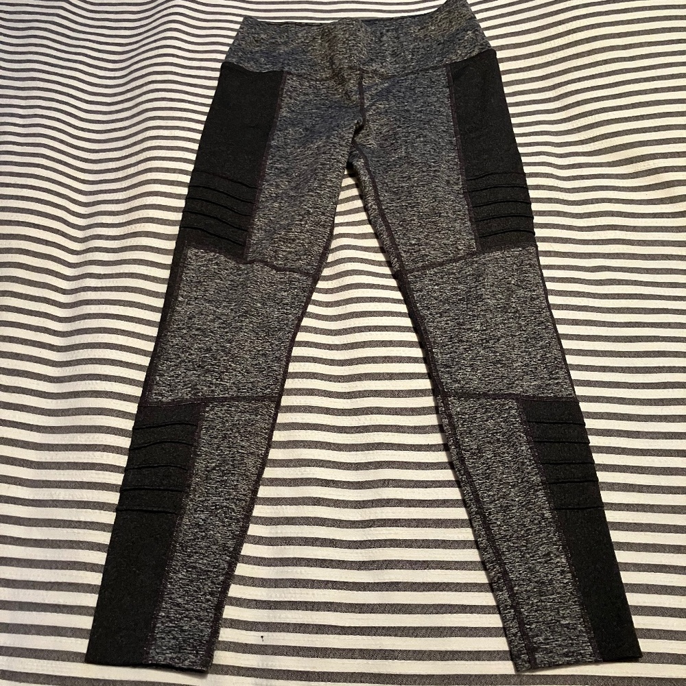 Oiselle Moto Lesley fleece-lined tights